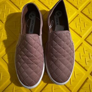 Steve Madden Women's Quilted Slip-On Sneakers - Mauve